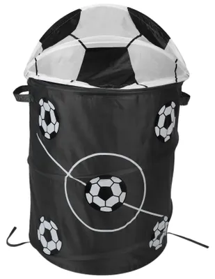 Produktbild von Faltbarer Wäschekorb – Polyester-Aufbewahrungsbox für Spielzeug und Kleidung