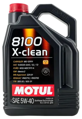 Produktbild von Motul 8100 X-clean 5W-40 5 Liter (109226)