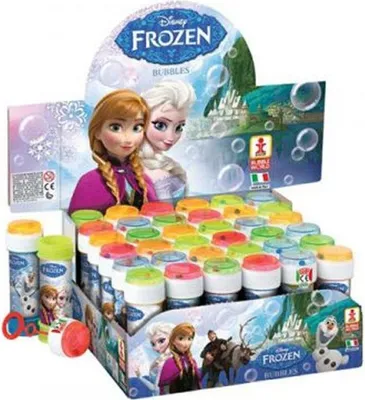 Produktbild von 1x Disney Frozen Die Eiskönigin Seifenblasen mit Geduldsspiel sortiert Neu