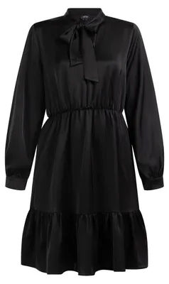 Produktbild von LYNNEA Damen Langarmkleid 17524715-LY02, SCHWARZ, XXL