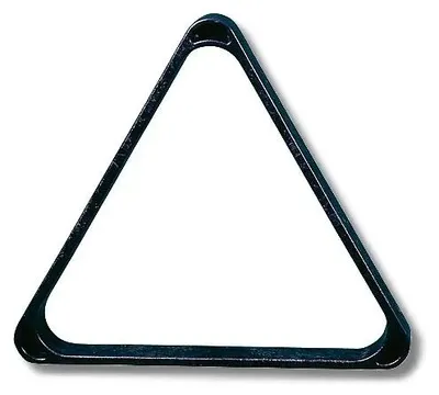 Produktbild von Billard Triangel 57,2 mm PROFI – Aufstelldreieck aus kratzfestem ABS, Schwarz