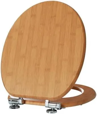 Produktbild von WC Sitz mit Absenkautomatik, viele schöne WC Sitze zur Auswahl, hochwertige und stabile Qualität aus Holz （Bambus）