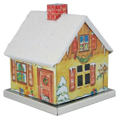 Produktbild von KNOX - Räucherhaus Jahreszeiten Haus vom Weihnachtsmann - Größe ca. 6,5cm, für Räucherkerzen Größe M (Standard) - 202022