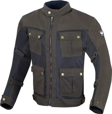 Produktbild von Merlin Chigwell Utility Motorrad Wachsjacke, oliv, S
