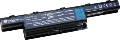 Produktbild von Trade-Shop AKKU 6600mAh für Acer Aspire V3-731 V3-771 7551 7551G 5750G 5741G