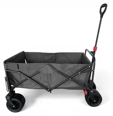 Zdjęcie produktu dla Wózek ogrodowy Fornorth 115 x 61 x 105 cm, nośność 100 kg, czarny