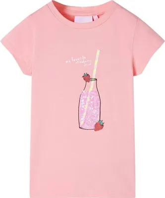 Produktbild von Design Kinder-T-Shirt Rosa 116, Langarmshirts 2024 Neu