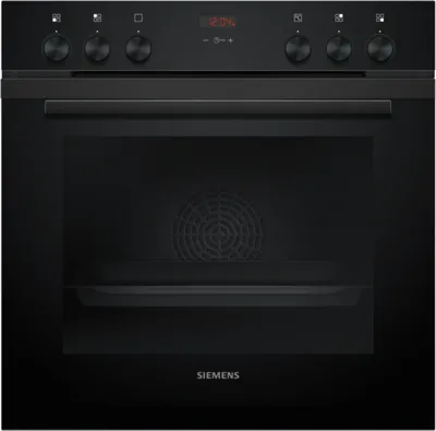 Siemens HE213ABB4 iQ300, Einbau-Herd 60 x 60 cm,  3D Heißluft für gleichmäßige Hitze auf drei Ebenen