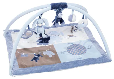Immagine prodotto di Nattou 321242 Coperta per gattonare Alex & Bibou con fiocco