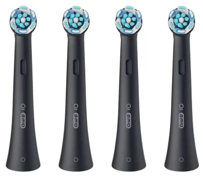 Produktbild von Oral-B iO Ultimate Clean Schwarz Ersatzbürstenköpfe für Zahnbürsten, 4 Stück
