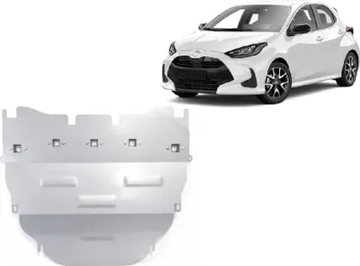 Image de Protection de soubassement en aluminium pour moteur, modèle Toyota Yaris, années 2021-2026