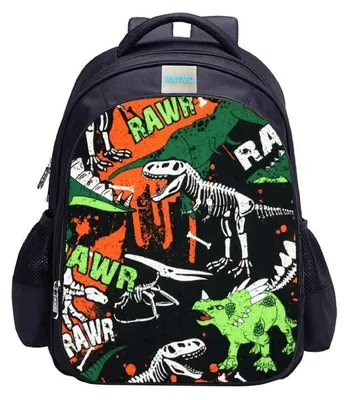 Immagine prodotto di Zaino per bambini a forma di dinosauro, 42 cm, con ampia capacità, ideale per la scuola e il tempo libero