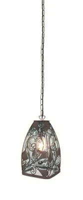 Image de Näve Leuchten Suspension en verre "Orient" Suspension en verre "Orient" - Suspension en verre "Orient", lampe à suspendre en métal et verre clair/transparent, hauteur 150 cm, 18 x 18 cm, douille E27