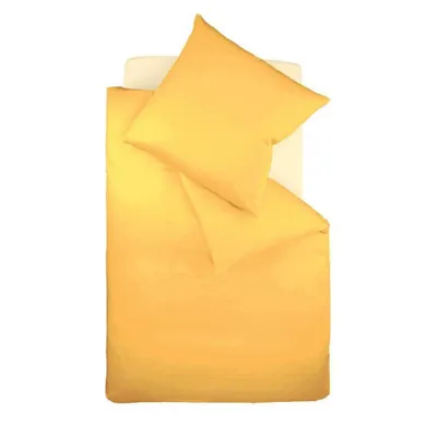 Produktbild von Fleuresse Mako-Satin-Bettwäsche Colours, sonne