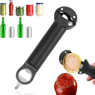 Produktbild von Famanu Flaschenöffner für Schraubverschlüsse - Verstellbar und multifunktional