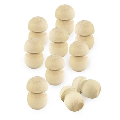 Produktbild von Holzset „10 Pilze“