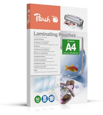 Produktbild von Laminierfolie Laminierfolien Laminierpouches - A4 - 60 mic - Glänzend - 100 Stück