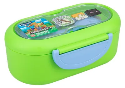 Image de Boîte à bento Minecraft avec plats
