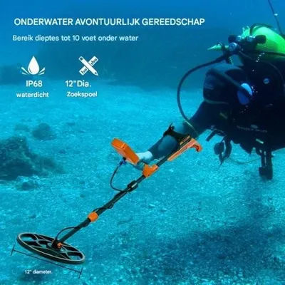 Zdjęcie produktu dla Wodoodporny wykrywacz metali - Pod wodą - Bateria w zestawie - Urządzenie wykrywające