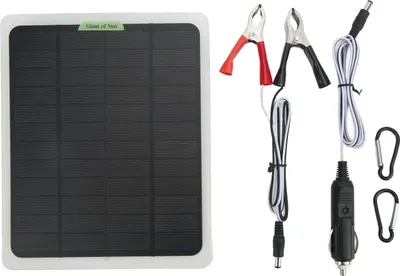 Obrázek produktu pro Přenosná solární nabíječka baterií 12V 20W monokrystalická s duálním výstupem USB pro karavan auto - loď