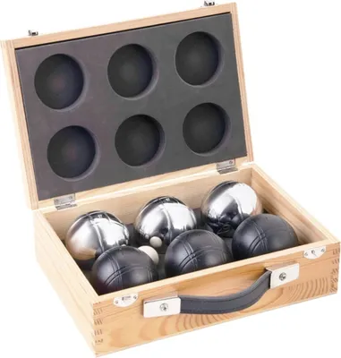 Image de Longfield Games Jeu de Boule - 6pcs. Noir et argent
