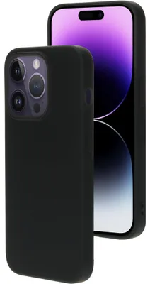 Produktbild von Mobiparts iPhone 14 Pro Silikon Hülle Backcover - Schwarz
