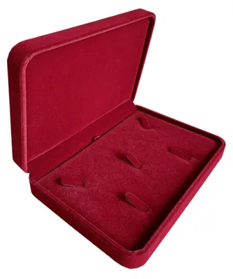 Image de Omgoods - Coffret de rangement en velours pour bijoux - Coffret our bagues, boucles d'oreilles et collier