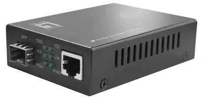 Image de LevelOne Konverter GVT-2012 10/100/1000T>1000FX SFP     PoE