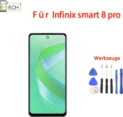 Produktbild von Für Infinix Smart 8 Pro X6525B LCD Display mit Rahmen Touchscreen Bildschirm