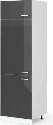 Produktbild von Chladnička Vicco skrinka R-Line, 60 cm, antracit vysoký lesk/biela
