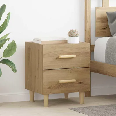 Immagine prodotto di vidaXL Comodino rovere artigianale 40 x 35 x 47,5 cm Materiale in legno