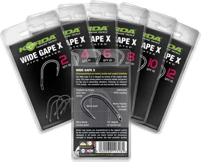 Produktbild von Korda Wide Gape X Karpfenhaken, Größe:6