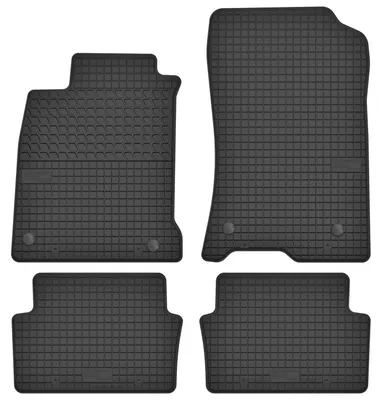 Zdjęcie produktu dla Dywaniki gumowe do Renault Laguna III 2007-2015 (liftback/kombi) – 4 szt., czarne, dopasowane – Wielganizator SolidTread
