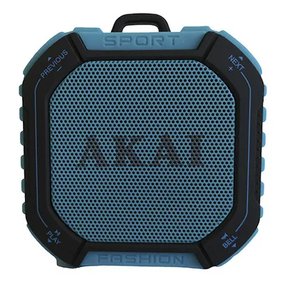 Obrázok produktu pre Akai ABTSB7, 50 - 20000 Hz, 80 dB, Drôtové a bezdrôtové, 10 m, Čierna, Modrá, Obdĺžnikový
