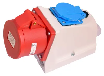Productafbeelding van CEE Koppeling Wandstopcontact 32A 400V IP44 met Zekering