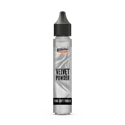 Image de PENTART Poudre de velours, 3 g, gris