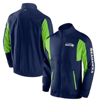 Immagine prodotto di Giacca sportiva in tessuto crinkle della Seattle Seahawks Foundation - L