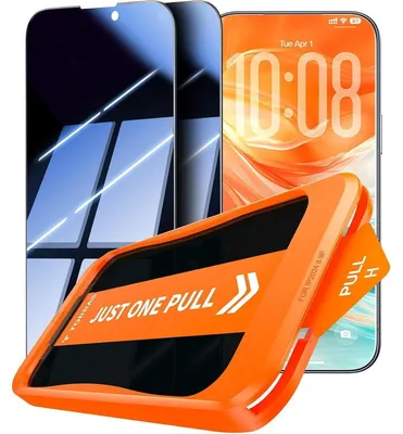 Obrázek produktu pro Ochranné sklo na displej pro iPhone 17, 2 kusy, 9H+, odolné proti rozbití, plné pokrytí displeje, s rámečkem pro snadnou instalaci