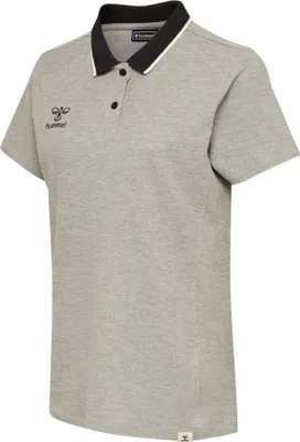 Produktbild von hummel hmlMOVE POLO WOMAN GREY MELANGE GREY MELANGE S