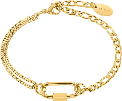 Produktbild von S.Oliver Armband Damen 203390 Edelstahl Gelbgold