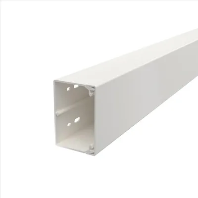 Produktbild von OBO WDK60090RW Wand-u.Deckenkanal m.Bodenlochung 60x90x2000 PVC 6191207