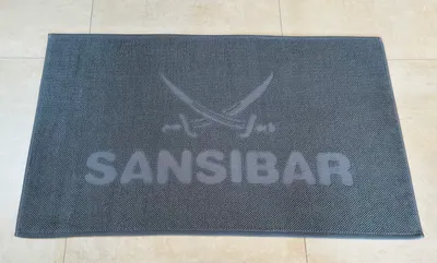Produktbild von Sansibar Badteppich/Badematte  "PEBBLE", 100% Baumwolle, extraweicher Flor, pflegeleicht, saugfähig, 60x100 cm, anthrazit