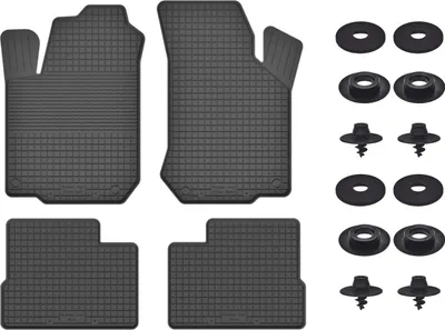 Produktbild von Gummimatten Mit Stoppern Für: Daewoo Kalos (2002-2011) Schwarz Set