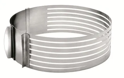 Obrázek produktu pro Ibili nastavitelný kráječ dortů, nerez, 24-30/8,5 cm, stříbrný