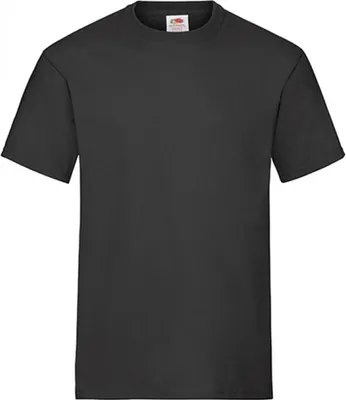 Image de Fruit of the Loom 61-212-0 | Heavy Coton Herren T-Shirt - Farbe : Noir - Größe : XXL