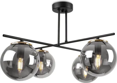Obrázok produktu pre Čierna závesná lampa v štýle loft – stropný luster so tienidlami v modernom industriálnom štýle