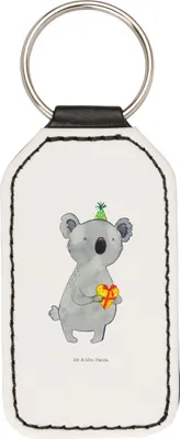 Produktbild von Mr. & Mrs. Panda schlüssel anhänger Koala Geschenk - Weiß - Koalabär, für, schlüsselbund, Schlüsselanhänger, Geburtstag, Mit Spruch, Taschenanhänger, Party