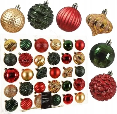 Produktbild von Kaemingk Weihnachtskugel aus Kunststoff 30 Stück