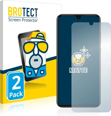 Produktbild von 2x BROTECT Schutzfolie für Huawei P smart Plus 2019 Displayschutz Displayschutzfolie Folie Matt Entspiegelungsfolie