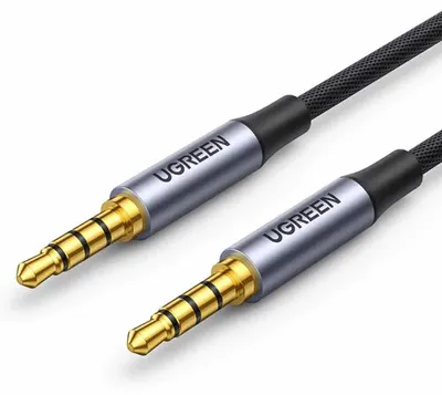 Produktbild von Ugreen 3,5 mm AUX Mini-Jack Kabel 2 m - Schwarz KP15002
